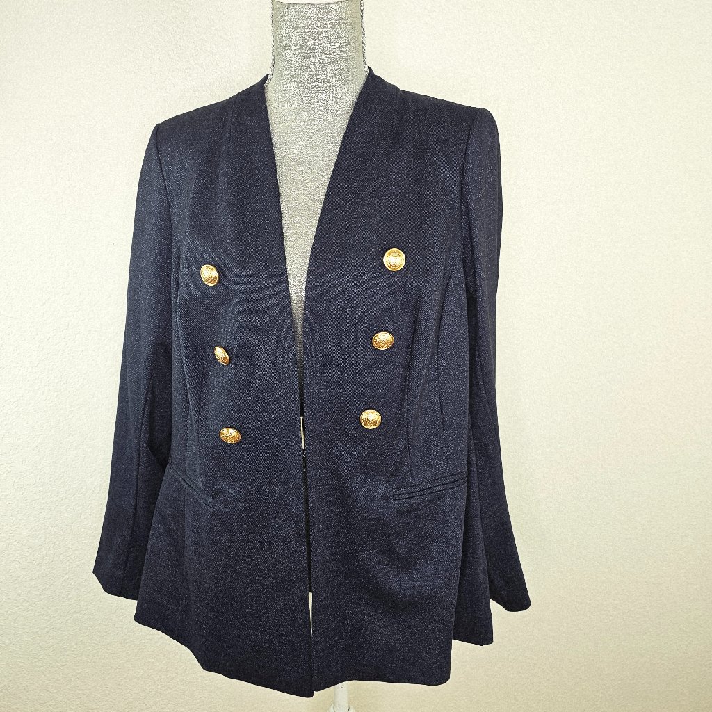 Lane Bryant The Bryant Navy Blazer Size 14